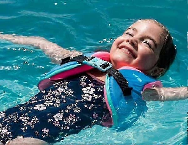 Simväst Kompatibel med Barn Bärbara Uppblåsbara Poolflottar Simring pink M