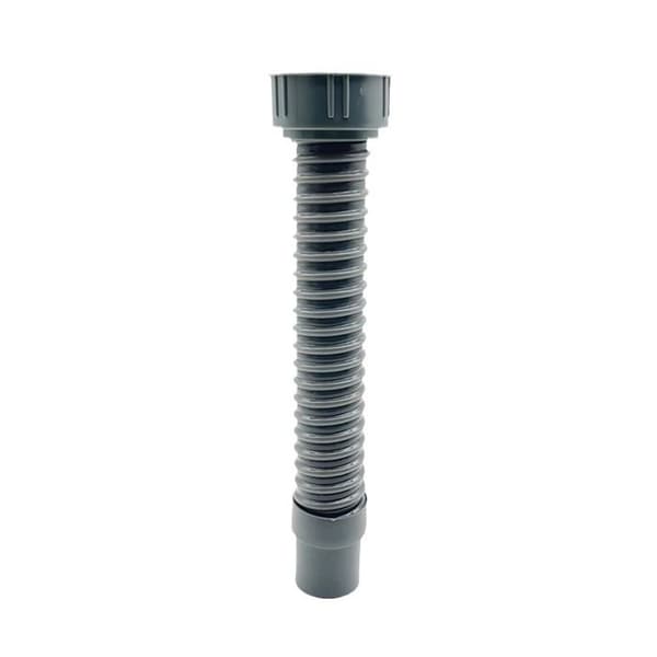 90° fleksibel afløbsslange - 45 x 32 mm til vandhanetilslutning - Grå