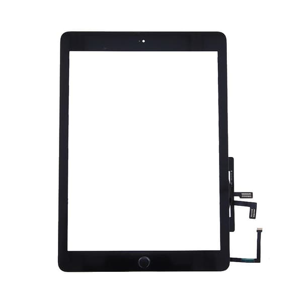 Touch Panel Kompatibel med iPad 5 9.7\" 2017 (A1822, A1823) - Sort Transparent Transparent