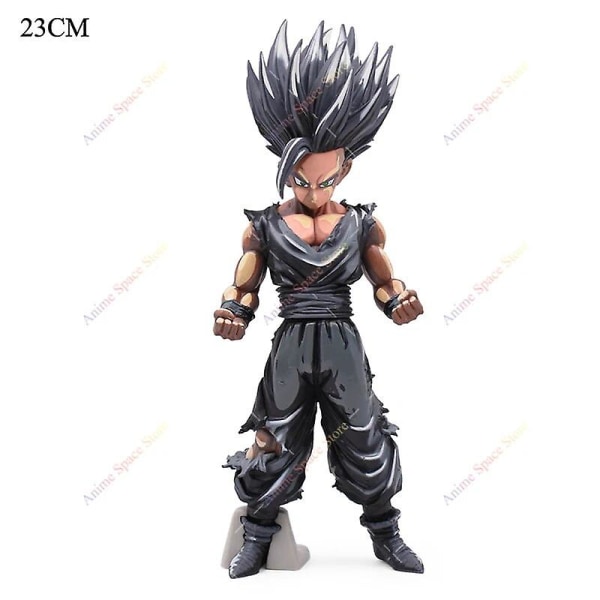 4 stilar Dragon Ball Z Son Gohan Super Saiyan Fighting Chocolate Black Ver. Figurleksaker Pvc Action Figur Modell Hög kvalitet Son Gohan no box A