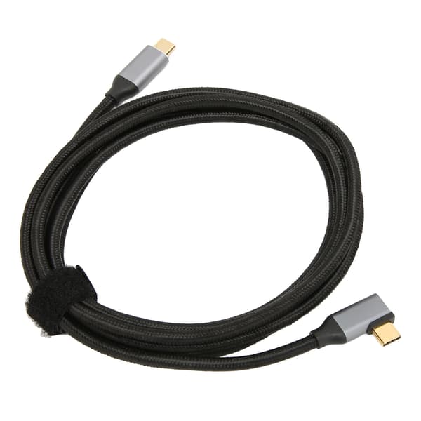 USB C–USB C 3.1 Gen 2 -kaapeli 100W 5A 20V 4K 60Hz Video 10Gbps Data E Marker -siru 2m 6.6ft