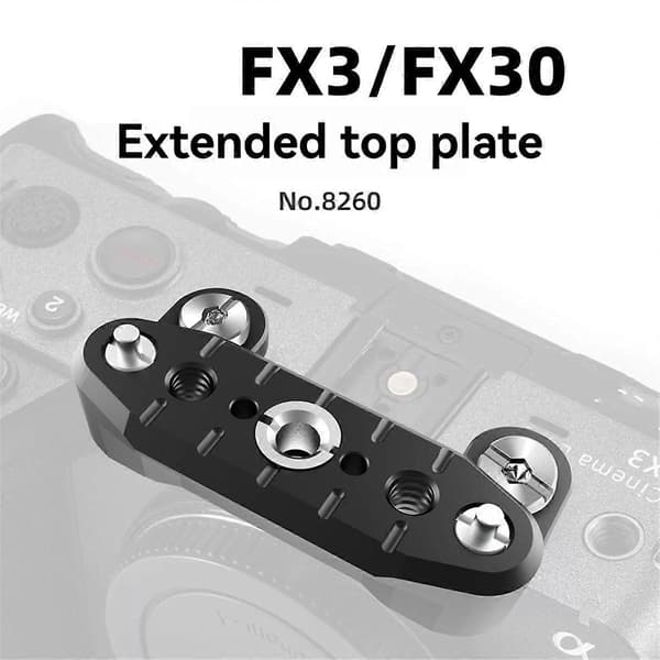 Mini snabbkopplingsplatta för FX30 / FX3 DSLR kamerabursrigg