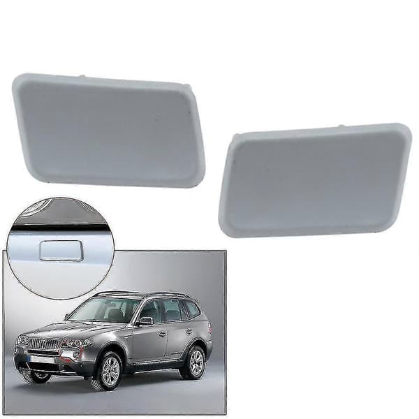 For - X3 2003-2010 E83 Lyktespylerdysedeksel Ubehandlet For M Frontfanger 6167341 Grey White