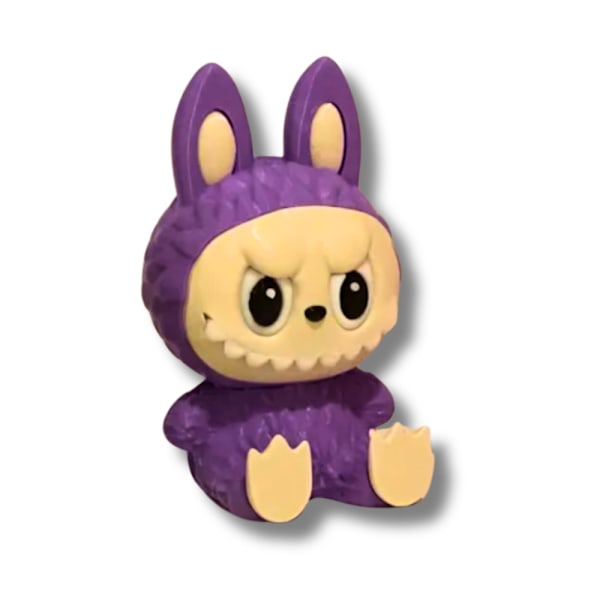 Labubu Pop Mart Monsters Spännande Bordsfigur Leksak Lila M Purple m