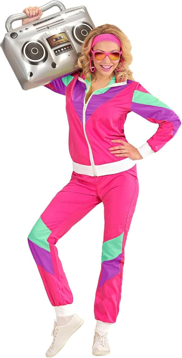 80'er SHELL SUIT\" (Jakke, Bukser) - (S)