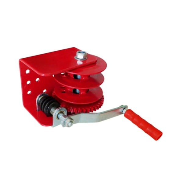 Kycklingfarm Lyftvinsch Lättanvänd Robust Maxlast 500kg Kolstål Järnring Hand Crank 15cmx12.5cmx10cm