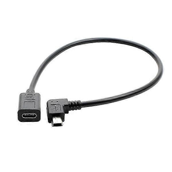 USB C till Mini USB 2.0 Adapter Typ C Hona till Mini USB Hane Adapterkabel[HK] B