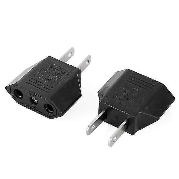 Strømpluggadapter US til EU Euro Europa Plugg Strømpluggkonverter Reise Bærbar Adapter Kina