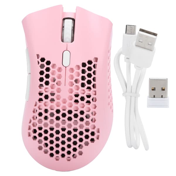 Rechargeable Wireless RGB Gaming Mouse Hollow Design Portable Office Computer Mouse