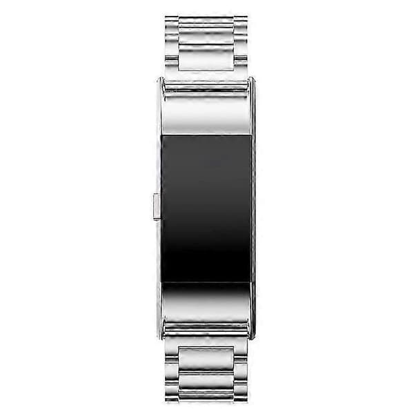 316L Rostfritt Stål Klockarmband för Fitbit Charge 2 Silver
