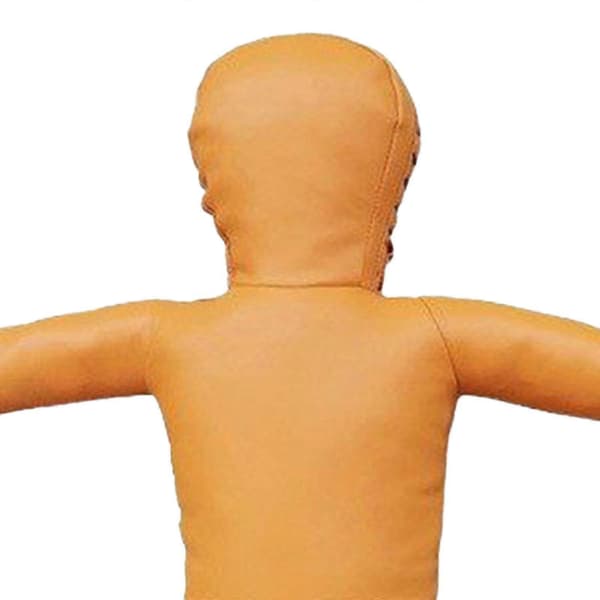 Børne Grappling Dummy PU Ufyldt Multipurpose Robust Taekwondo Træningsenhed yellow