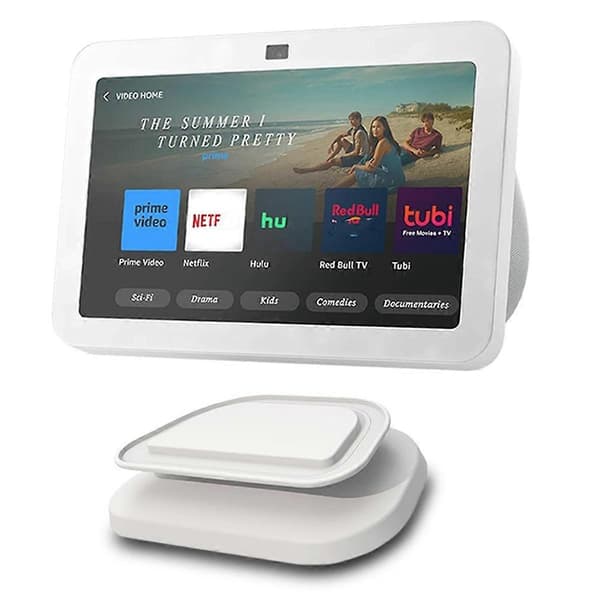 Stativ for Echo Show 8 (3. generasjon) Justerbart design hvitt