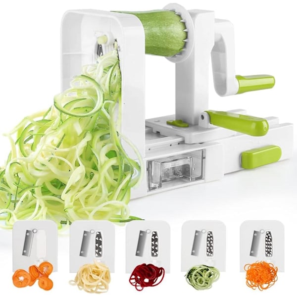 Grönsaksspiralizer med 5 blad