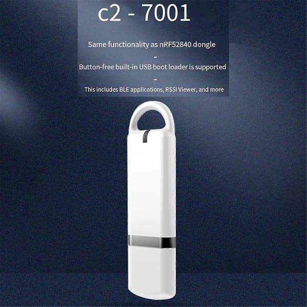 C2-7001 NRF52840 Dongle Nordic Low Power USB Dongle til Eval Bluetooth Grab Tool Modul Brugt med C