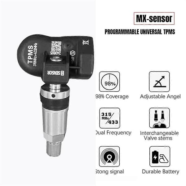 8st TPMS Däcktryckssensor för Autel Tool TS408 TS508 ITS600