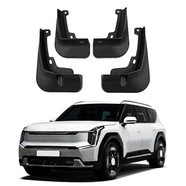 4 pcs Car Mud Flaps for Kia EV9 2023+ Mudguards Mud Guard Flap Splash Flaps Accessories Black