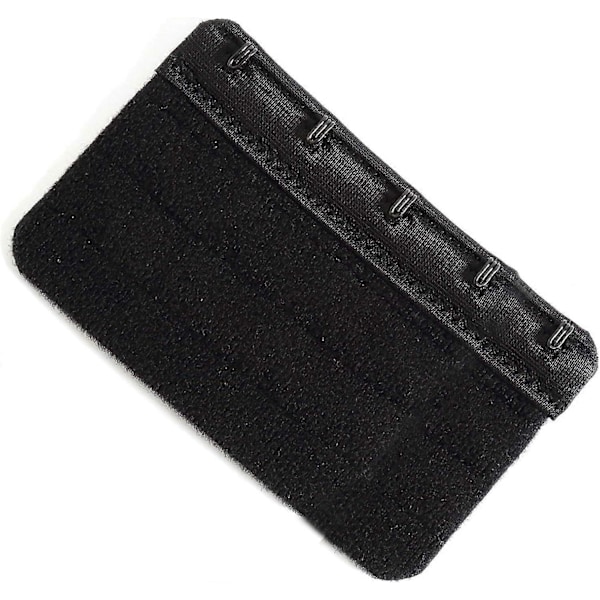 Dame BH-forlænger 5 Hæk Plus Størrelse BH-stropsforlængere 3 stk.-pakke Black Beige White