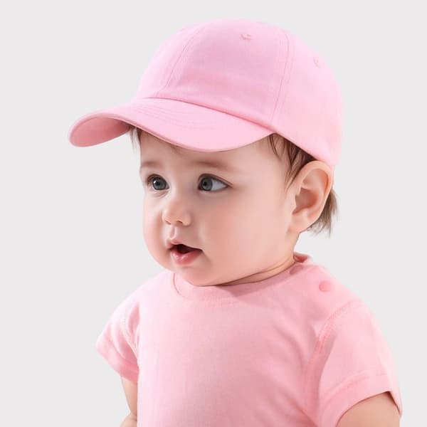 XJYDNCG Barnecap for gutter, jenter og babyer (8 måneder-2 år), solbeskyttelse - lys rosa