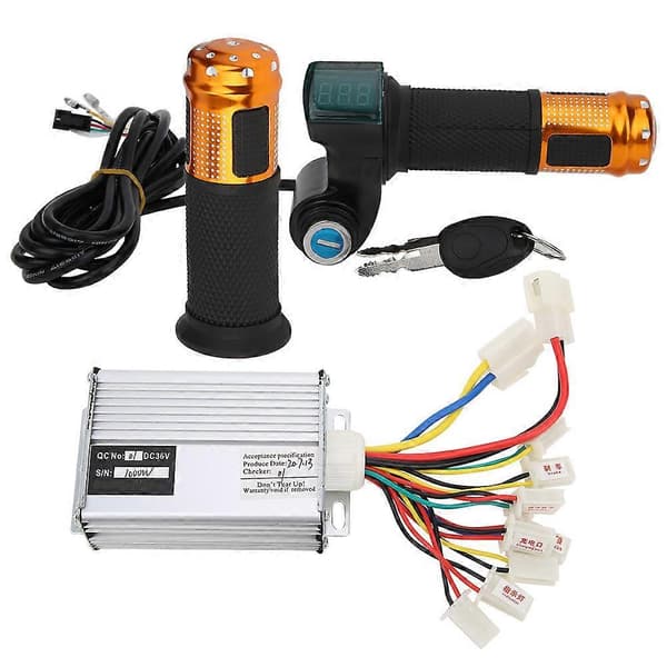 Universal 36V 1000W Gasshåndtak med Display og Kontroller Kit