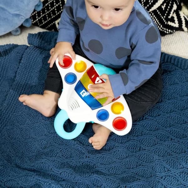 BABY EINSTEIN Ocean Explorers Pop & Explore musikleksak, 6 tryckknappar, 6 månader