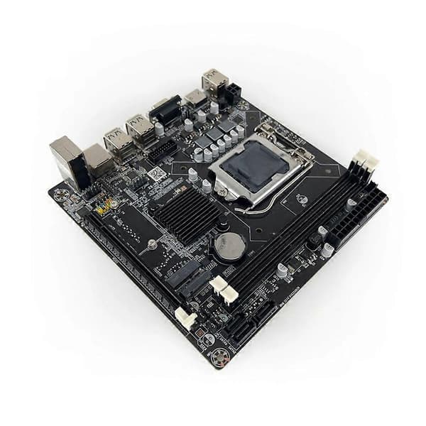 H61S 1155 Pin DDR3 Moderkort Bärbar Huvudkort DNF Studio Stöder M.2 I3 I5 CPU H61 17x17 Black
