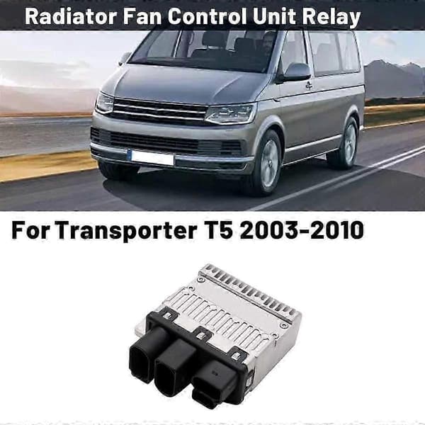 Bil Radiator Fläkt Kontrollenhet Relä för- Transporter T5 2003-2010 7H0919506D Black silver