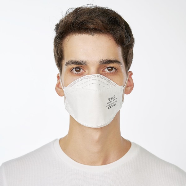 25 Stck Ffp2 Atemskyddmaske --ffp Maske, Atemschutzmaske Einweg, Filtertechnologie Fr Enkeles Atmen Ce Zertifiziert