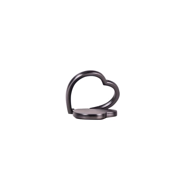 GEAR Mobile ring mat hjerte med justeringsfunktion Sort 10