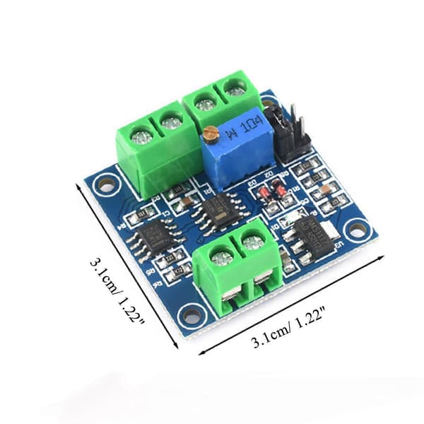 Spænding til PWM-konvertermodul 0-5V 0-10V til 0-100% PWM justerbart strømmodul Multicolor