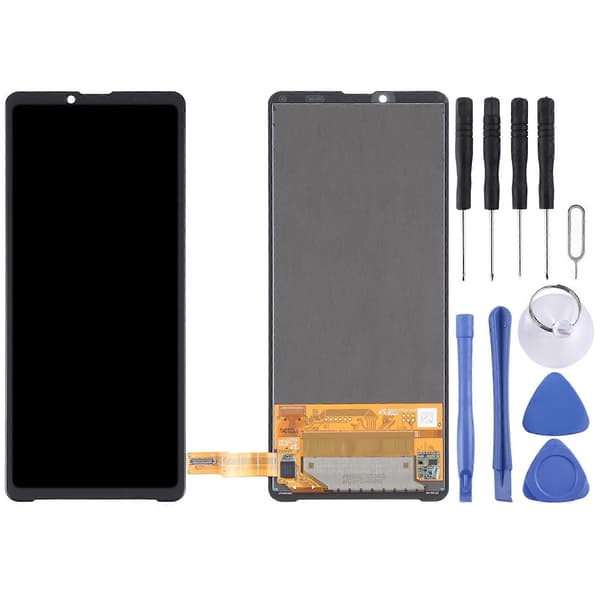 KOMPATIBEL OLED LCD-skærm til Sony Xperia 10 III med Digitizer Fuld Montering Not Specified