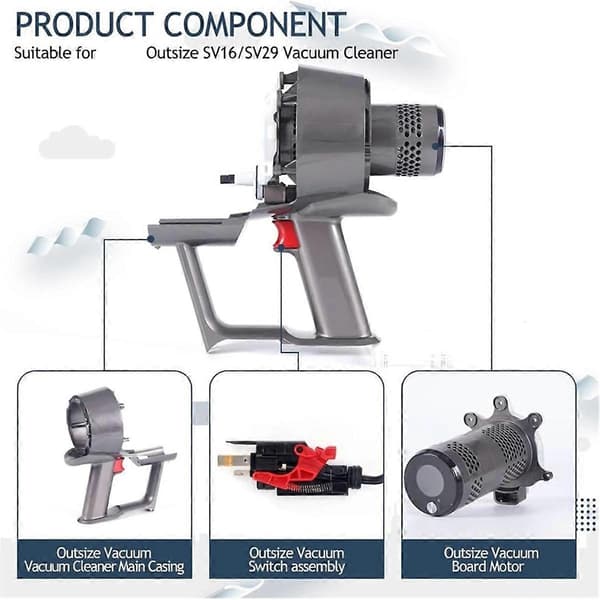Hoveddel Udskiftningsdele Board Motor Samling til V11 Outsize As Shown