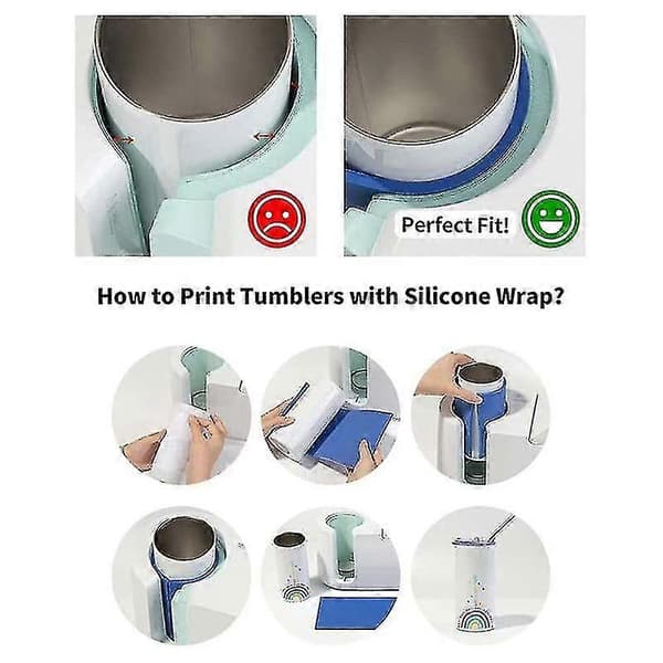 Silicone Sublimation Mug Wrap Compatible Mug