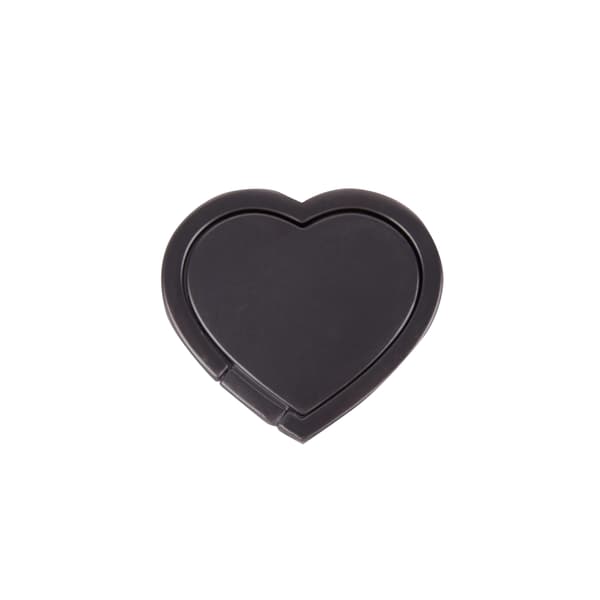 GEAR Mobile ring mat hjerte med justeringsfunktion Sort 10