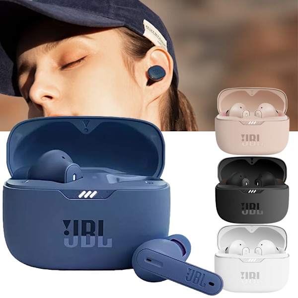 T230NC TWS Ekte Trådløse Bluetooth Øretelefoner Støyreduserende Sport Løpe Headset Blue