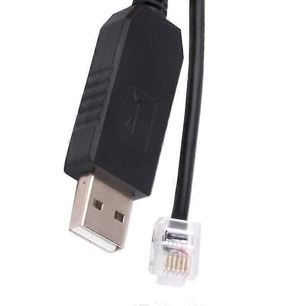 EQMOD USB til RJ12 Adapterkabel Kompatibel med Sky-Watcher Mount, PC Teleskop Kontrol Seriel Forbindelse