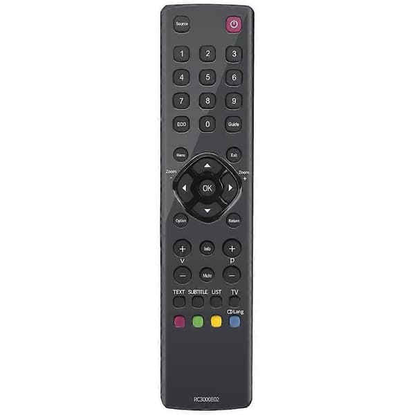 RC3000E02 Erstatningsfjernkontroll for TCL TV L19E4103