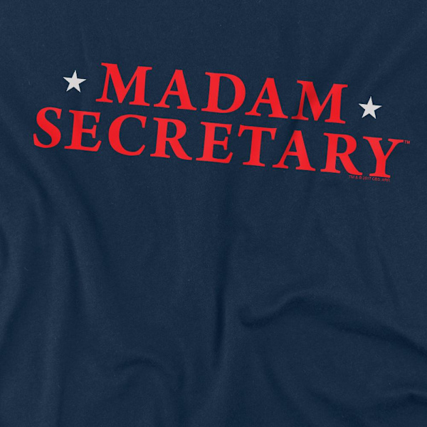 Madam Secretary Herr T-shirt med Logotyp XL Marinblå Navy XL