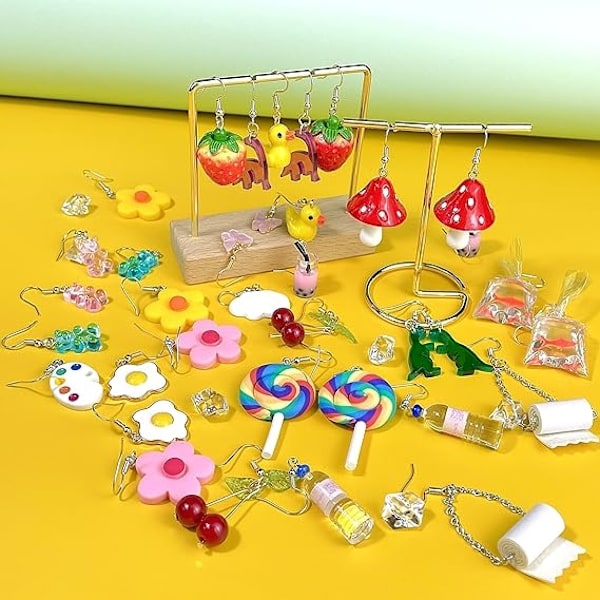 20 par roliga örhängen Skojiga örhängen Gummy Bear Gummy - Perfekt