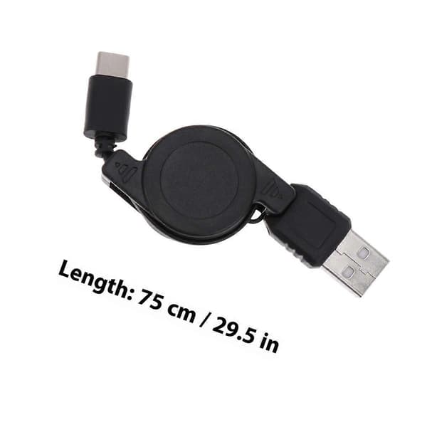 Smartphone Telefoner Datasynkroniseringskabel Infällbar Kabel Multiladdningskabel USB 3.1 Portar Typ C Kabel