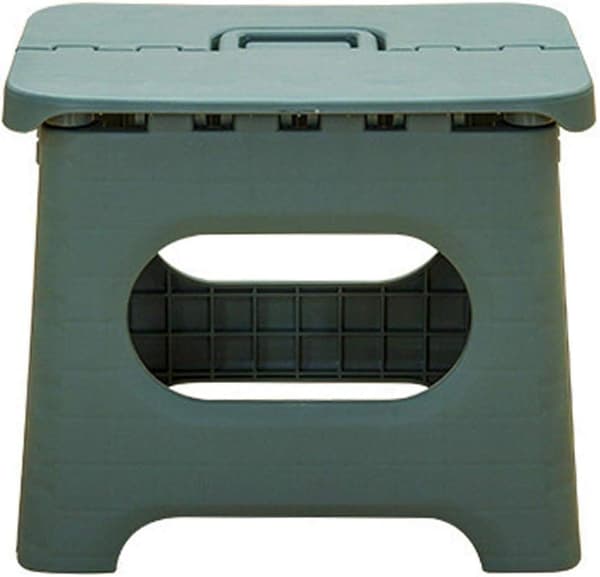 Portable Folding Plastic Stool for Kids, Folding Stool (Light Green Cadmium)