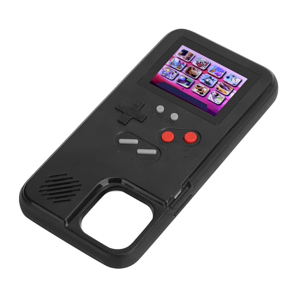 2 in 1 Handheld Game Console Phone Case Protective Shell for iPhone 12 Pro Max Black
