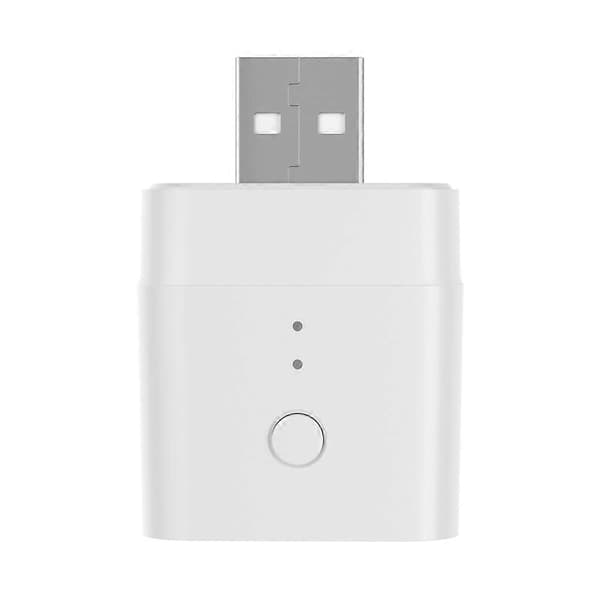 ZBMicro-USB Smart Adapter Zigbee 3.0 Repeater Rask lading, dataoverføring, fjernkontroll via EWeLink og Alexa White