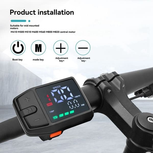 DZ41 farve LCD-display til elcykel, LCD-instrumentbræt til centermotor, CAN-protokol M410 MSOO MS10 MEOO MS60