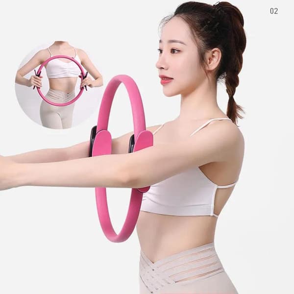 Pilates Ring with Handles Exercise Equipment for Weight Loss