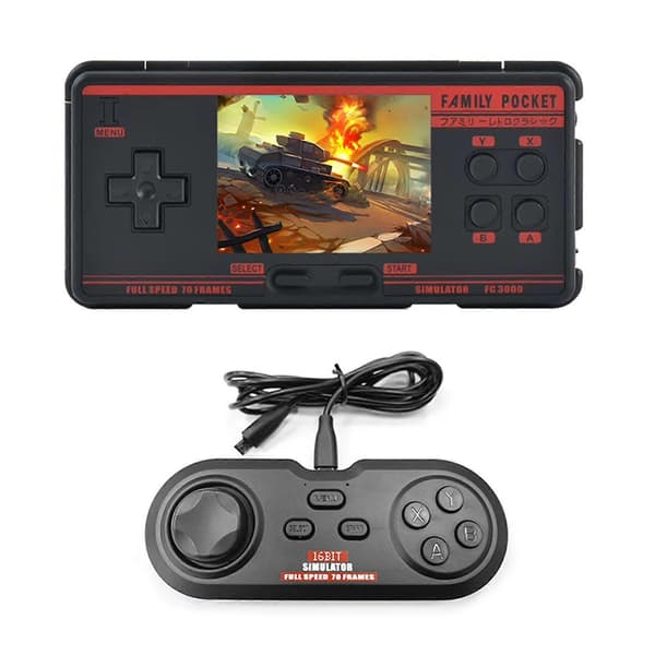 FC3000 V2 Retro Handheld Game Console IPS Screen Video Game with Joystick 4000+ Games