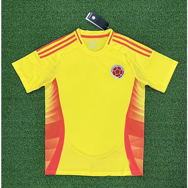 2024 EM Frankrike drakt Italia landslag England Spania Brasil fotballdrakt Colombia hjemmedrakt Colombia home S