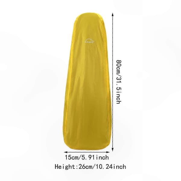 Vandtæt Violin Kassedækken til Rejser og Opførelser, Trekant Design, Sort Triangle Yellow Medium
