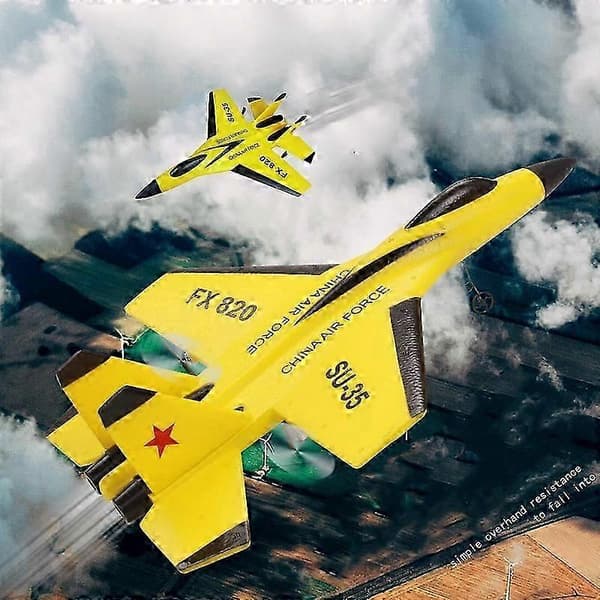 FX-820 2.4G 2CH SU-35 Glider Vingspann RC Flygplan RTF Plan UAV Julklapp