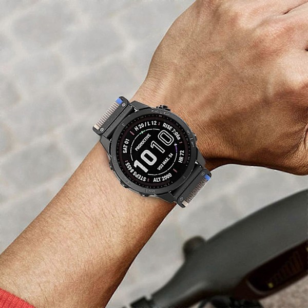 Til Garmin Forerunner 965/955/945/935 22mm Urrem Trail Loop Justerbar Nylon Håndledsrem Multicolor Style B
