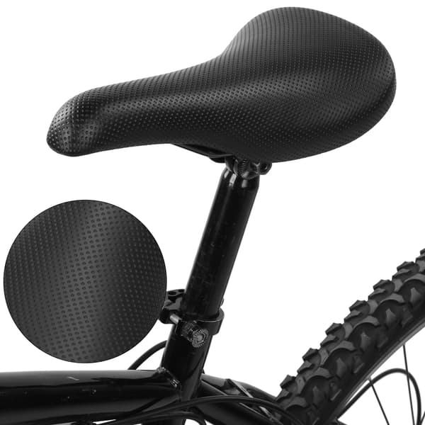 Thicker Wider Sponge Cushioned Bicycle Saddle Replacement Cycling Equipment Accessories Black